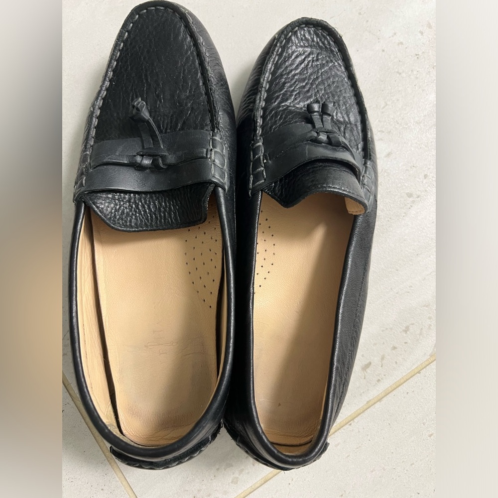 Cole Haan Black leather loafers